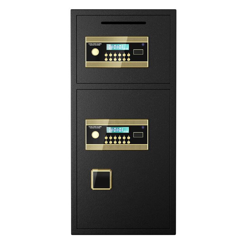 Digital Security Safe with Fireproof and Waterproof Bag,6.5 Cubic Feet Safe Box with Hidden Code Function for Home,Office