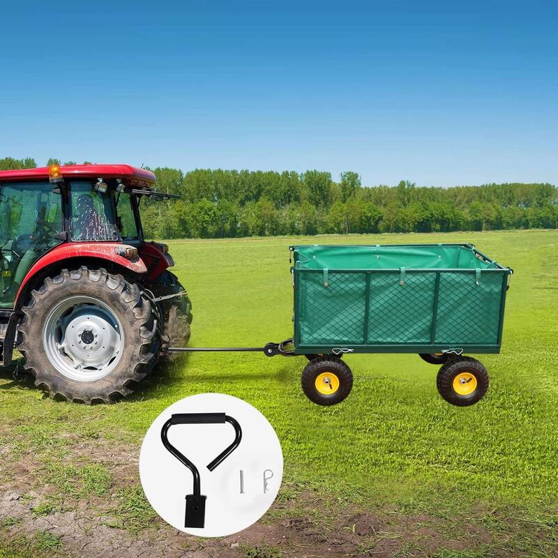 Multi-functional cart with detachable metal frame for farm and garden use