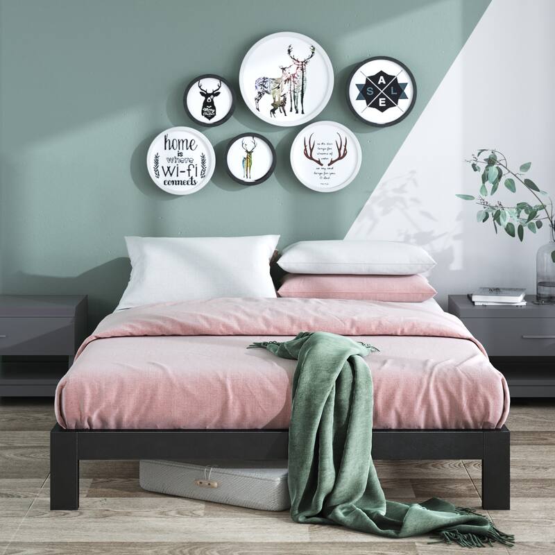 Priage by ZINUS Metal Platform Bed Frame