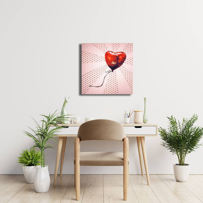 Matashi 5D Multi-Dimensional Wall Art - Custom Made Balloon Heart Wall Art Print