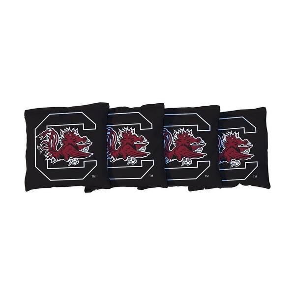 slide 2 of 3, South Carolina USC Gamecocks Black Cornhole Bags All-Weather Resin Filled