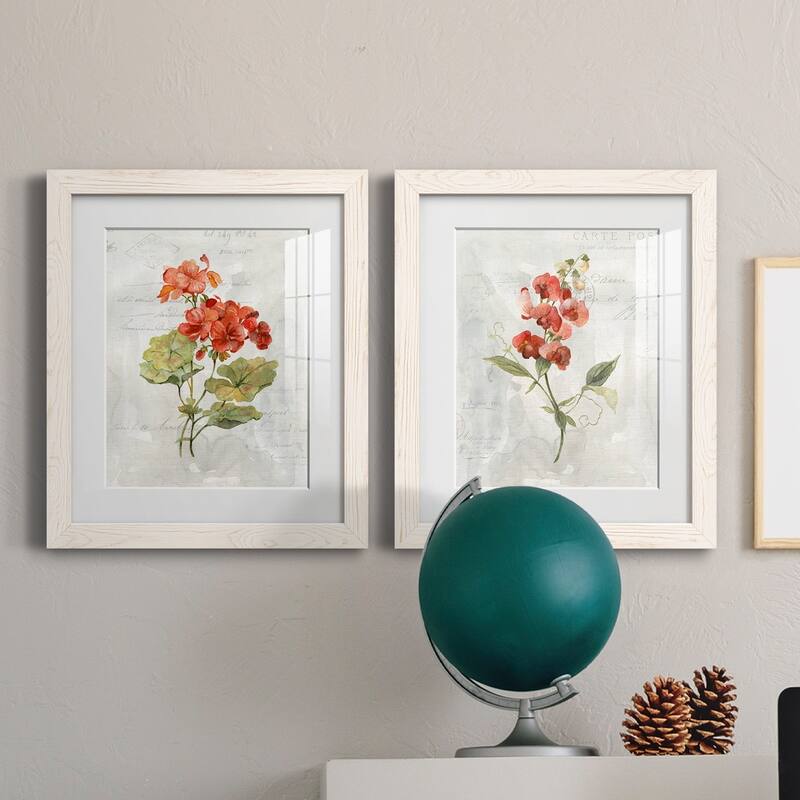 Linen Geranium-Premium Framed Print - Ready to Hang
