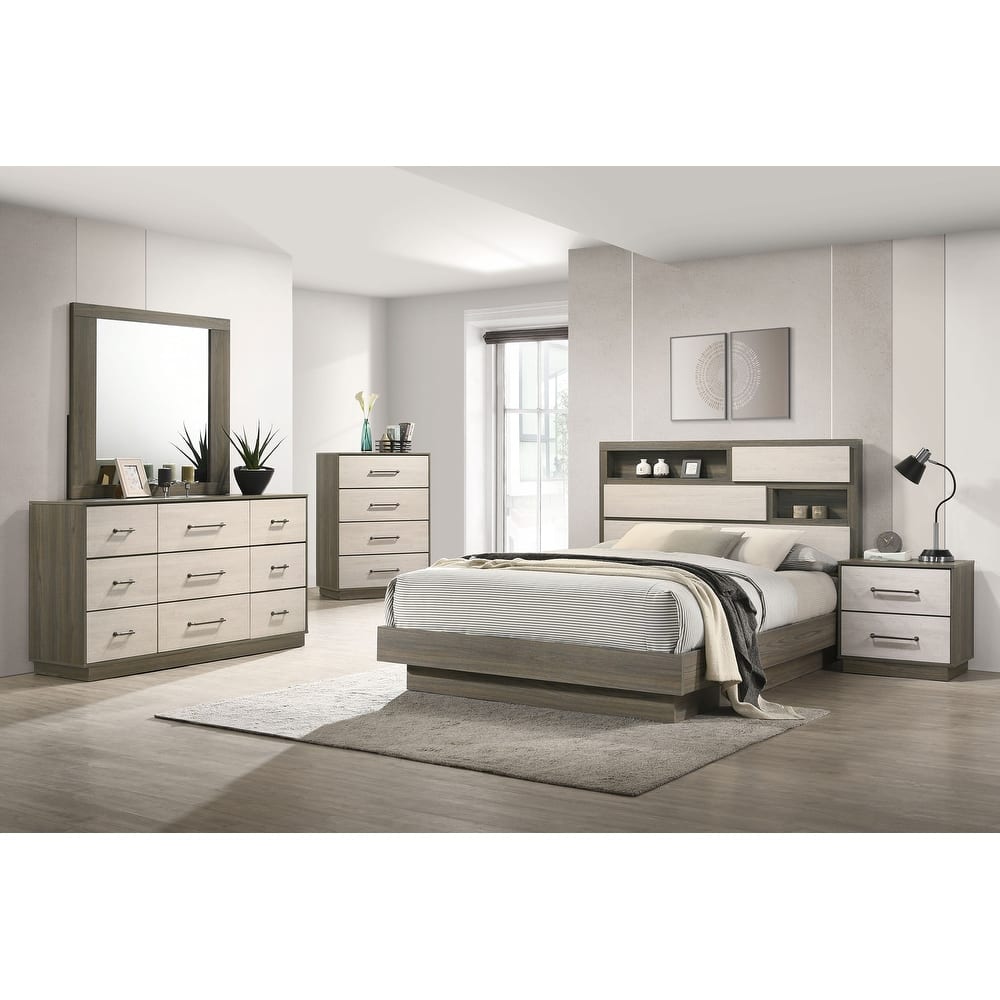 Fenwick California King Bedroom Set Grey Oak