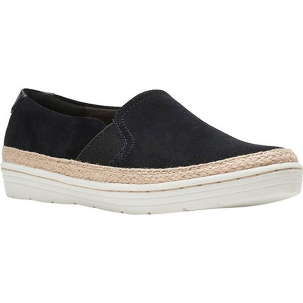 clarks women's slip on sneakers