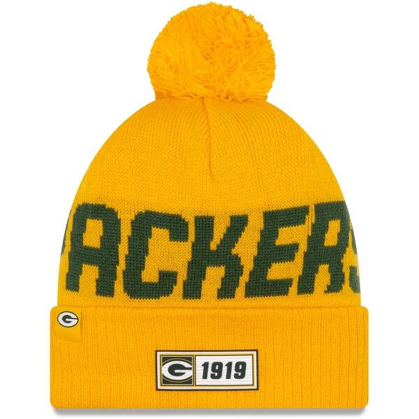 Shop Green Bay Packers Sideline Road Reverse Pom Knit Hat Overstock 31517560