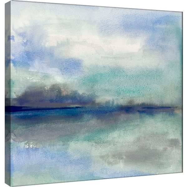 PTM Images 9-100964 PTM Canvas Collection 12" x 12" - "Feeling Teal I" Giclee Abstract Art Print on Canvas