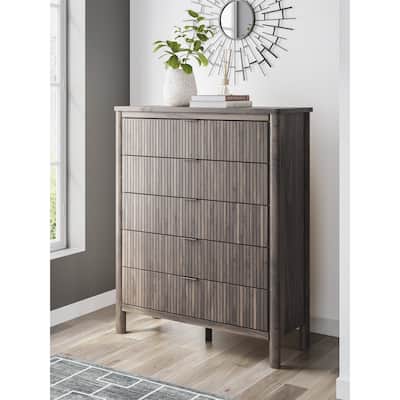 Signature Design by Ashley Symarro Brown Wide Chest of Drawers