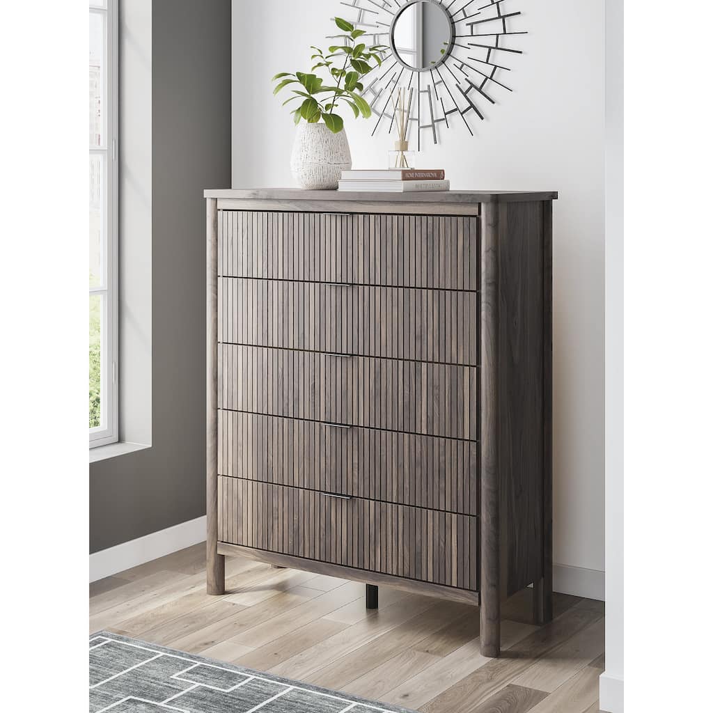 Signature Design by Ashley Symarro Brown Wide Chest of Drawers