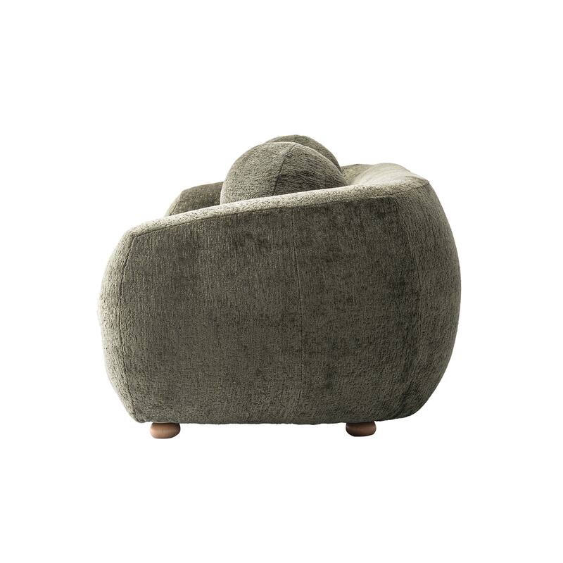 Manhattan Comfort 2 Piece Modern Tribeca Chenille Sofa Set