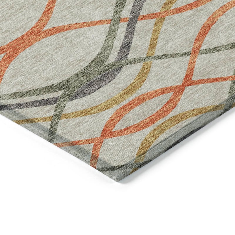 Machine Washable Indoor/ Outdoor Chantille Contempo Deco Rug
