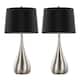Option Brushed Nickel/Black Linen