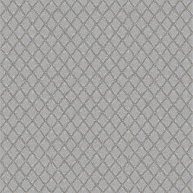 Fine Decor Santina Natural & Grey Trellis Wallpaper
