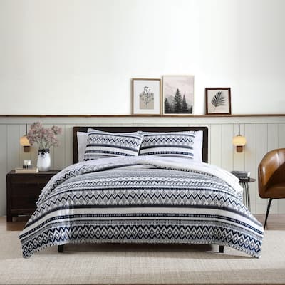 Eddie Bauer Shelton Fair Isle Plush Reversible Comforter Set