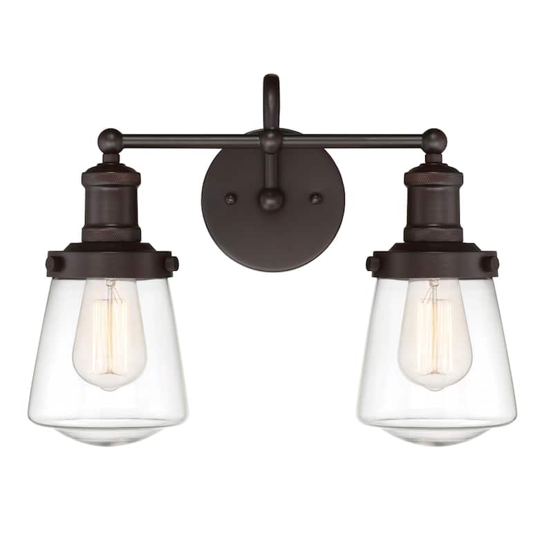 Designers Fountain Taylor 2 Light 15" Wide Bathroom Vanity Light - Satin Bronze