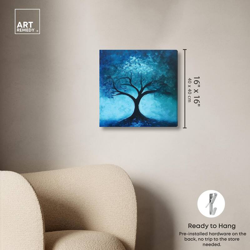 Tree of Opposites III Canvas by Art Remedy, Gallery Wrapped