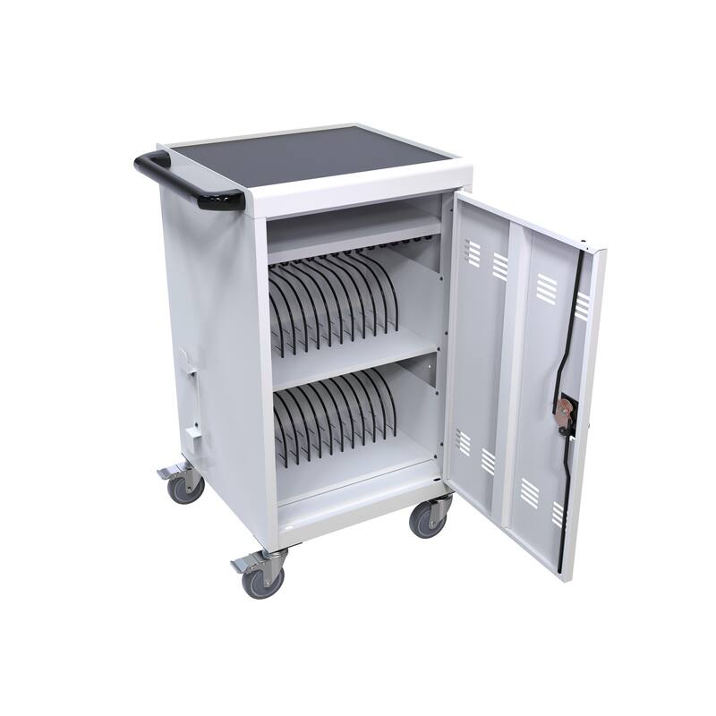 Mobile Charging Cart and Cabinet for Tablets Laptops 30-Device