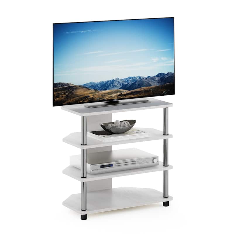 Furinno Econ Easy Assembly 4-Tier Petite TV Stand