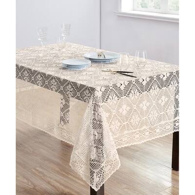 Delicate Crochet Tablecloth