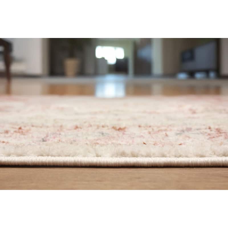 ECARPETGALLERY Machine Woven Bijara Traditional Area Rug