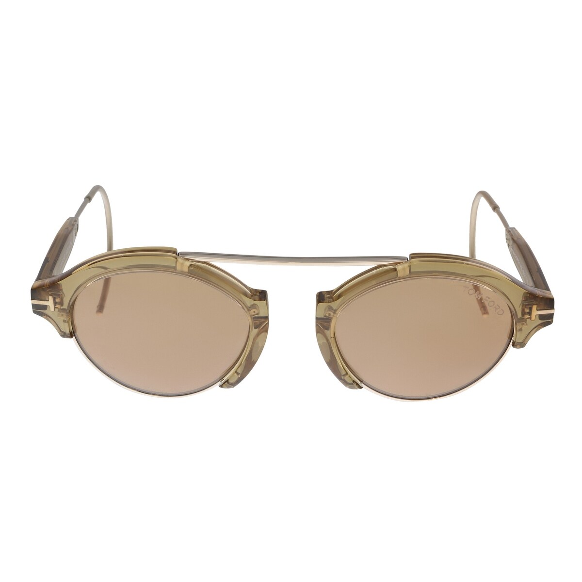 Tom ford farrah 49mm round browbar sunglasses clearance