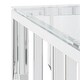 preview thumbnail 5 of 3, vidaXL Coffee Table Accent Side End Table for Living Room Stainless Steel - 31.5" x 31.5" x 15.7"