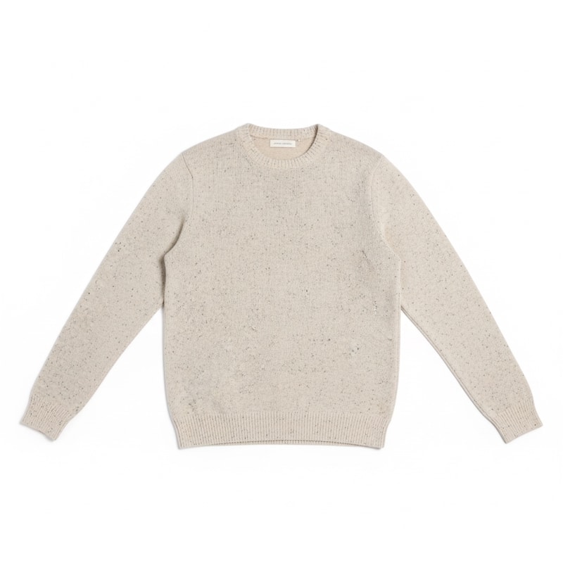 James Campbell Men's Donegal Sweater - Sand - L