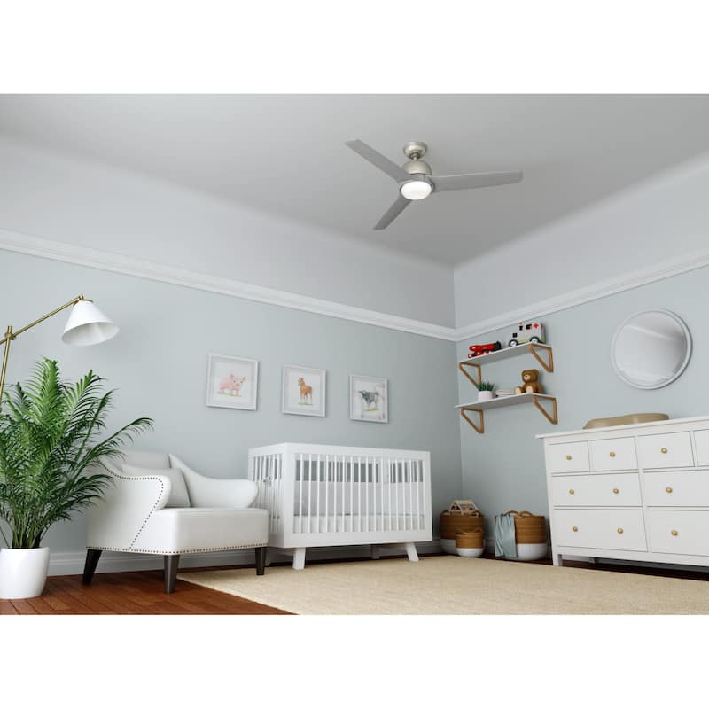 Hunter 54" Norden Ceiling Fan with LED Light Kit and Handheld Remote - Transitional, Modern, Contemporary