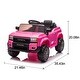 preview thumbnail 28 of 26, 12V Licensed Toyota LC250 Ride-On Car with Remote Control, Four-Wheel Suspension, Bluetooth,LED Lights,USB,Music for Kids 2-4