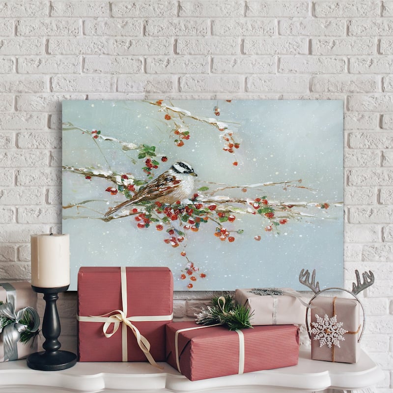 Moonlit Skaters-Premium Gallery Wrapped Canvas - Ready to Hang