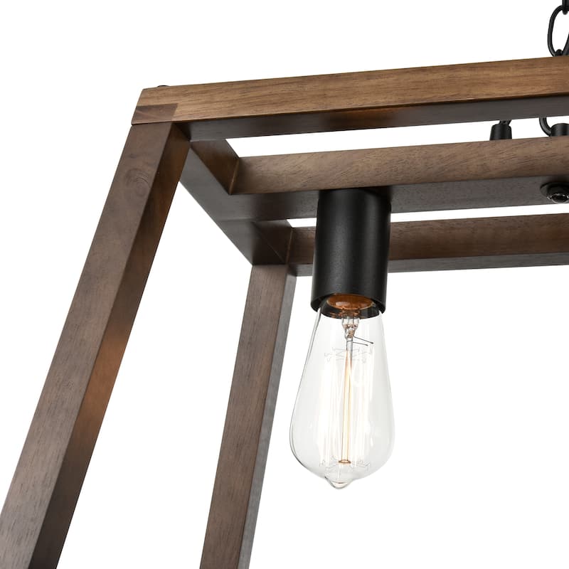 Light Society Bristol Wood Pendant Lamp