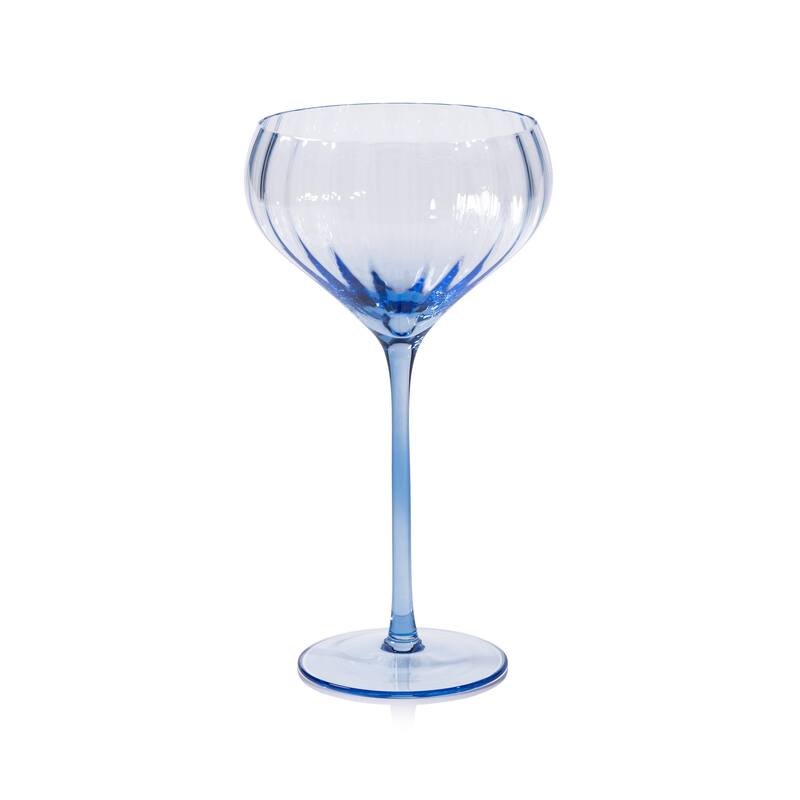 Malden Optic Cocktail Glasses, Set of 4 - Cocktail Blue