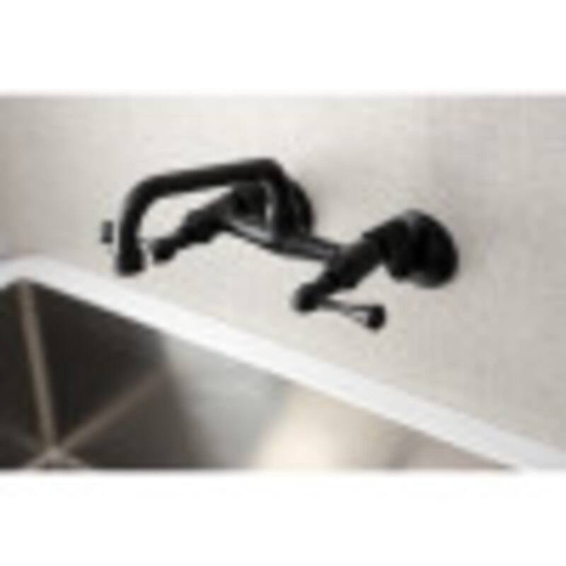 Kingston Brass Kingston 1.8 GPM Wall Mounted Bridge Kitchen Faucet