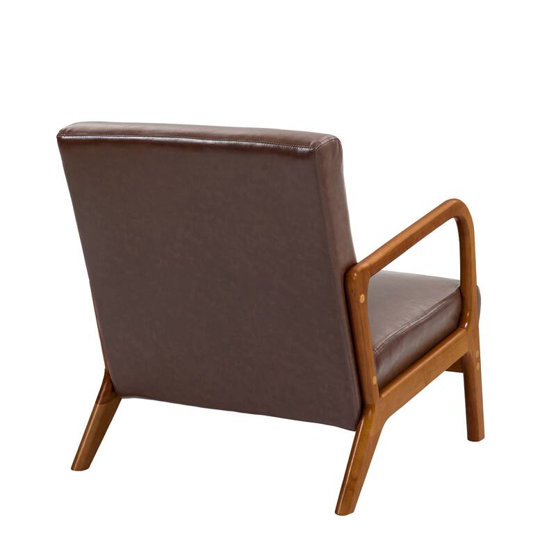2 Set Mid Century ModernUpholstered Accent Chairs Armchair with Pillow