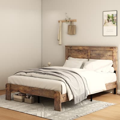 Wood Platform Bed Frame