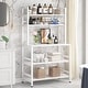 preview thumbnail 17 of 18, 5-Tier Kitchen Bakers Rack with Hutch Organizer Rack