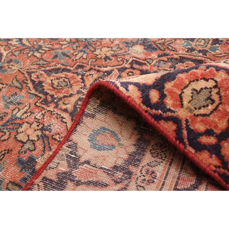 ECARPETGALLERY Hand-knotted Antalya Vintage Dark Copper Wool Rug - 3'8 x 6'3