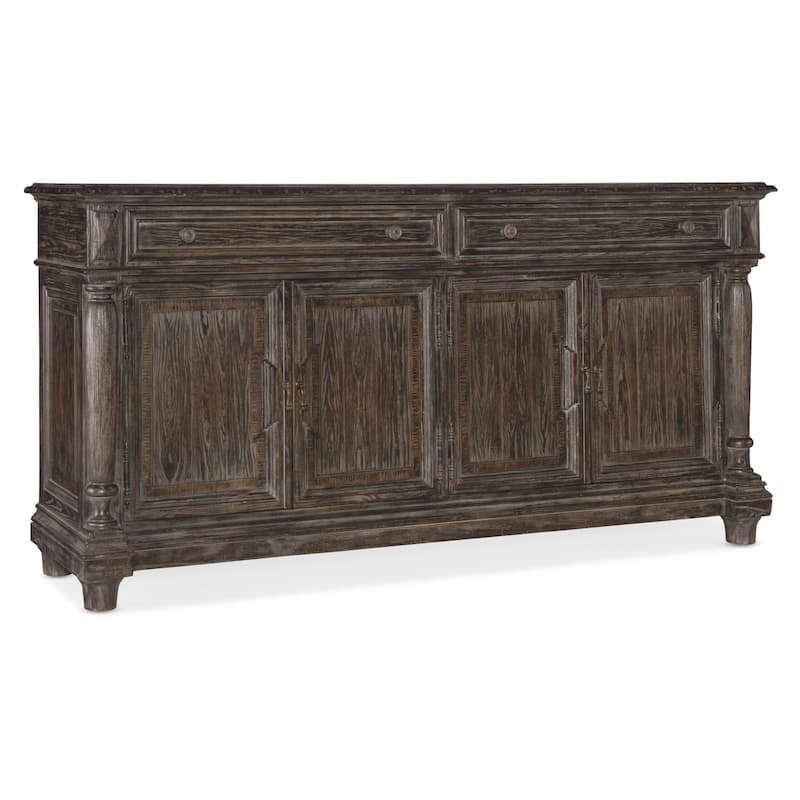 Hooker Furniture 5961-75900-BUFFET-A Traditions 76" Wide Wood Buffet - Maduro