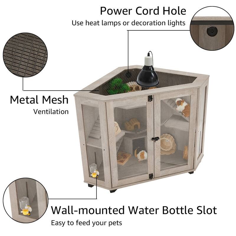 unipaws Hamster Cage, Guinea Pigs, Rabbit, Ferret Cage
