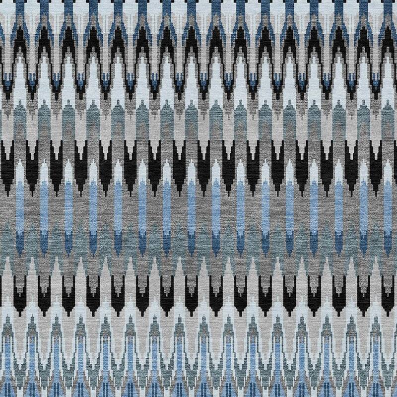 HomeRoots Southwestern Transitional Rectangle Outdoor Rug