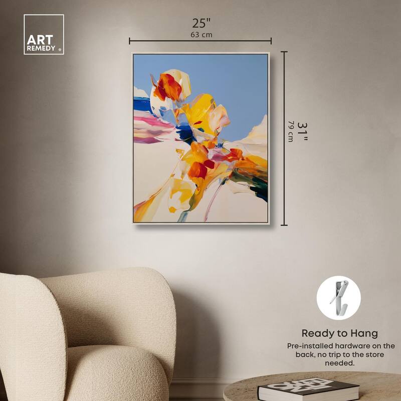 Flippant Bloom II Canvas by Art Remedy