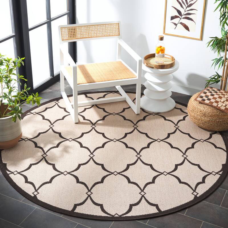 SAFAVIEH Beach House Caetana Indoor /Outdoor Waterproof Patio Backyard Rug