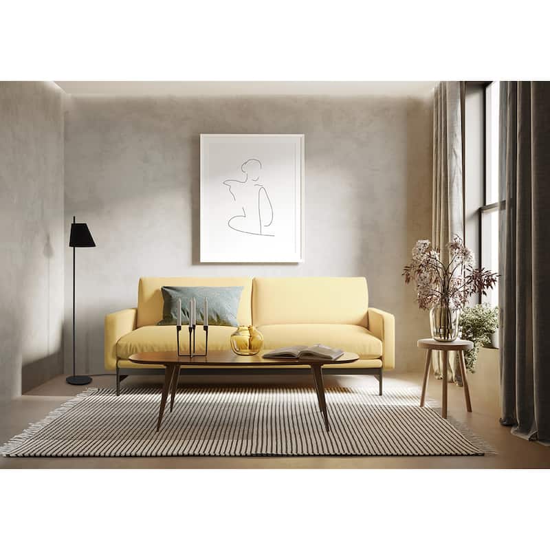Estazona 1-Light Floor Lamp - Structured Black