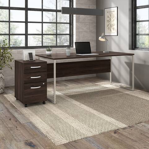 Hybrid 72W x 36D Computer Desk with Drawers by Bush Business Furniture