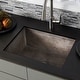 preview thumbnail 5 of 31, NativeStone Farmhouse 24" Kitchen Sink - 24" x 18" x 10.25"