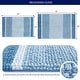 preview thumbnail 21 of 31, Subrtex Rugs Chenille Gradient Stripe Pattern Soft Plush Bath Rug Shower Water Absorbent Mat