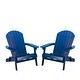 preview thumbnail 61 of 71, Hanlee Outdoor Rustic Acacia Wood Folding Adirondack Chair (Set of 2) by Christopher Knight Home