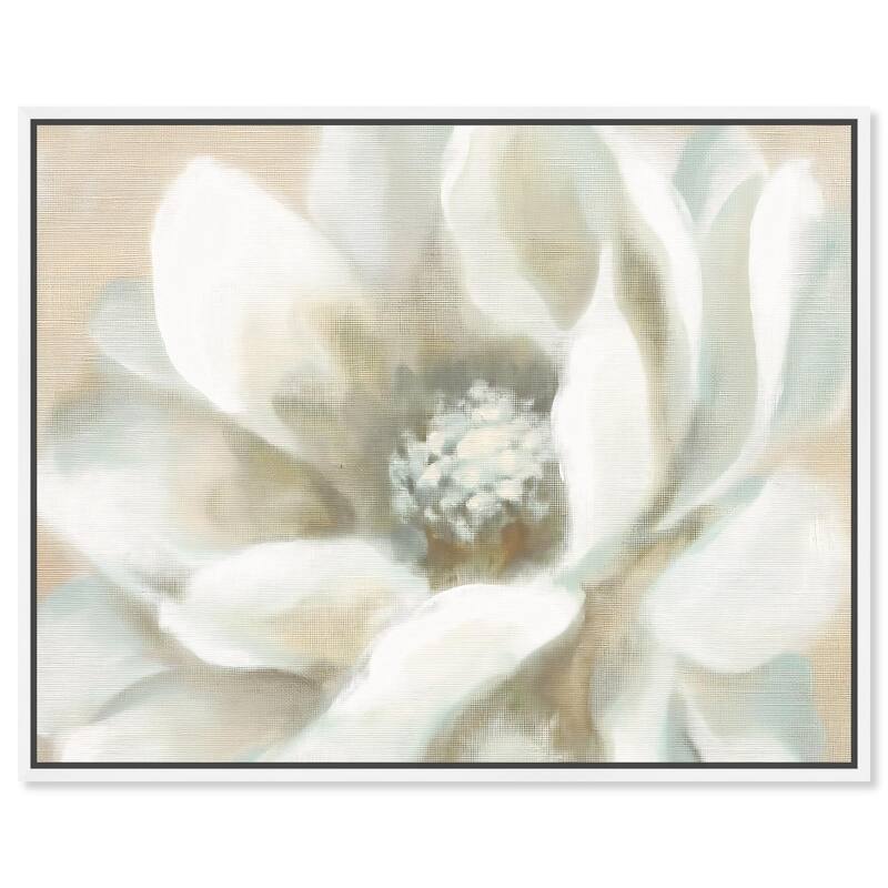 Silken Sepal I Canvas by Art Remedy - White - 24" x 20"