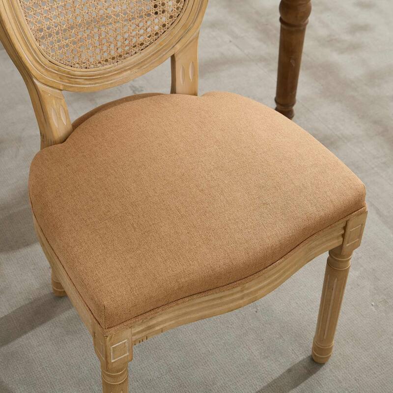 Set of 2 Antique French-Style Dining Chairs