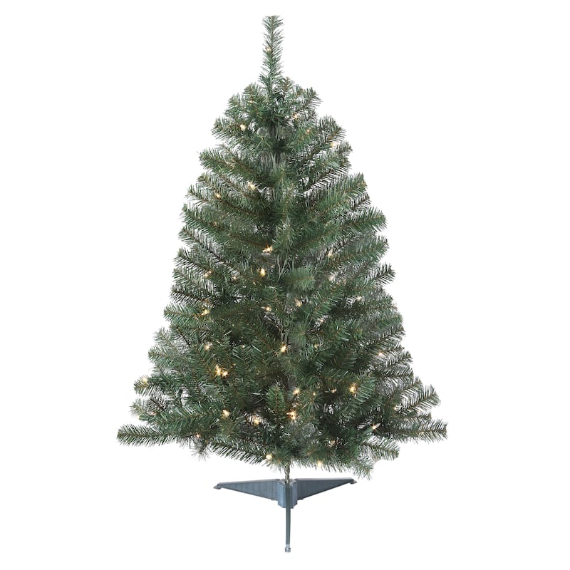 LED Mix Belgium Wreath 30" - Natural Green