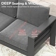 preview thumbnail 33 of 33, 3-Seater Outdoor Couch with Plush Cushions, Broad Armrests and Contoured Backrests